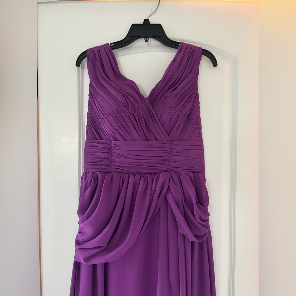 Elegant Purple Evening Gown